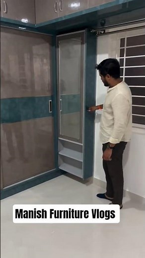 2bhk flate Furniture Work in ahmedabad | Slider Dressing Table Design | #ytshorts #dressingtable