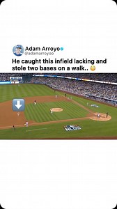 smart runner 😳 #baseball | Adam Arroyo