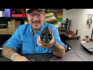 Screaming Black Skull Whistle, Aztec Death Whistle