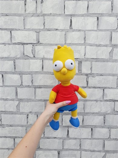 Vintage Stuffed Bart Simpsons Plush Toys 14" Soft Collectible Childrens Kids Doll - Etsy
