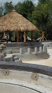 35K views · 759 reactions | Another Insane Pool recently completed in Central Florida. This backyard features a giant walk-through grotto, koi pond, infinity edge, waterfalls, outdoor kitchen, tiki hut, raised spa, a sun shelf, swim-up bar, and a tree house! #insanepools #lucaslagoons #pool #poolbuilders #backyard #luxurylife #tikihut | Lucas Lagoons Design | Facebook