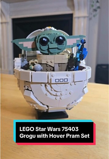 Calling all LEGO Star Wars fans! 🧱 Recreate your favourite scenes from the Mandalorian with the LEGO Star Wars 75403 Grogu with Hover Pram Set! 🌌 Available to pre-order now! ✅ Product code: 243621 #smythstoys #lego #legostarwars #legostarwarstheskywalkersaga #themandalorian #grogu #groguyodababy #babyyoda #fyp #legobuild #legobuilder