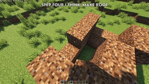 How to Build an Ultimate Dirt Hut💀(Minecraft Tutorial) #minecraft #minecraftreels #minecraftgameplay #gamingreels #fbreels #viralreels #watchtillend #explorepage #fyp | Bent Real
