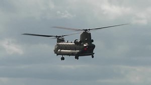 New year, new demo! The RAF Chinook Display Team brought the #bladeslap back to #FIA2024 – this time with a new #Chinook role demonstration. Watch the skilled team showcase how the heavy-lift helicopter is used in the field with underslung loads, internally loaded vehicles, and more. | The Boeing Company