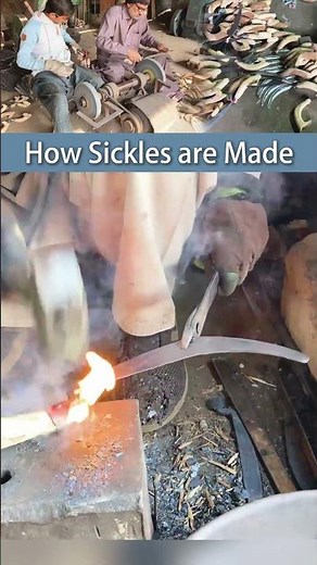 Incredible Process of Making Sickles | Factory Production | Professional Skills #shorts