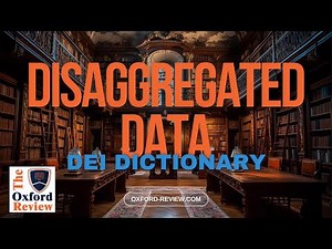 Disaggregated Data