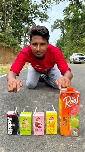 Appy & Litchi and real juice test😁