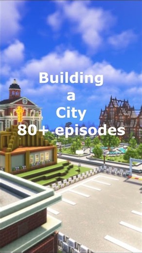 POV: You're Building a City in #minecraft