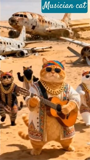 Musician Cat Short | Cat Singing | #cat #funny #youtube #motivation #musician #animal #singing