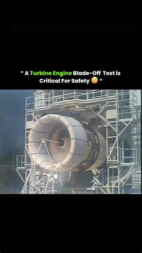 Random Clips | A Turbine Engine Blade-Off Test is a critical safety test conducted to evaluate an engine’s ability to contain a blade failure. During the... | Instagram