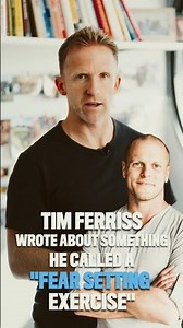 Tim Ferriss Fear Setting Exercise