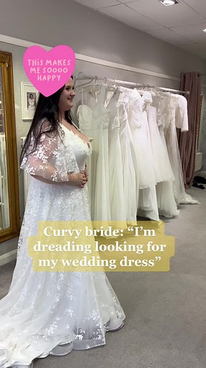 Finding your wedding dress as a curvy or plus size bride can be daunting but if you choose the right boutique it can be a fabulous experience and you WILL enjoy it just like you deserve to!!!! #plussize #plussizeweddingdress #weddingdress #curvy #weddingdressshopping #bodypositivity #plussizeboutique