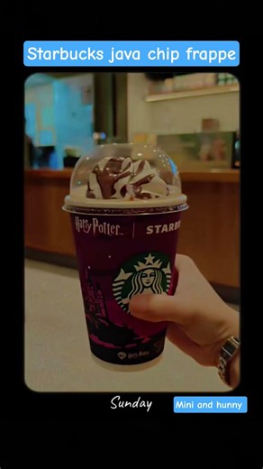 Starbucks java chip frappe #starbuckscoffee #javachip #coldcoffee #starbucks