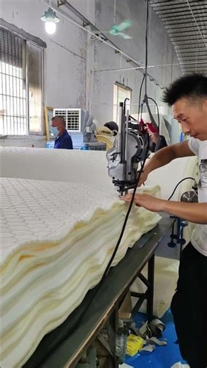 Inside a Mattress Factory: Foam, Quilting, Bonnell & Pocket Spring Production Line