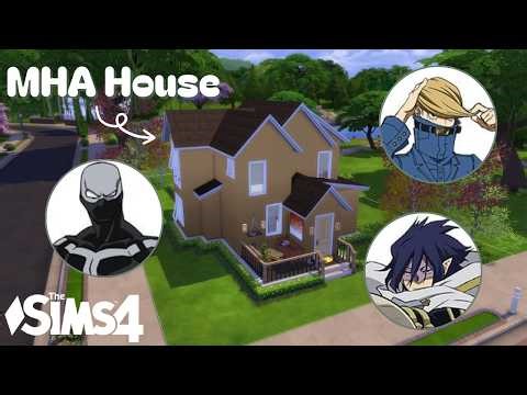Every room is a random MHA character! | pt1| The Sims 4 Speed Build