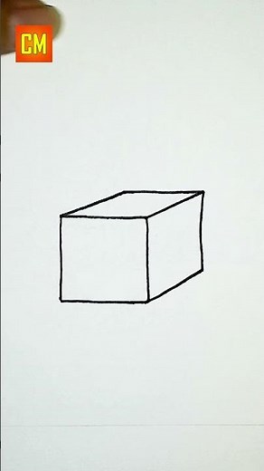 How to draw a Box #shorts