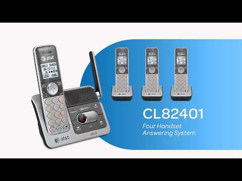 AT&T CL82201 Two Handset Answering System