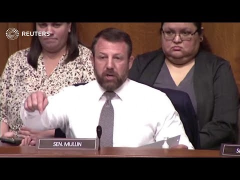 Senator Markwayne Mullin challenges Teamsters president to fistfight during hearing