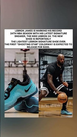 LeBron James Unveils the Nike LeBron 24 for His Historic Year 24 👑🔥