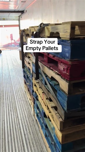 Strapping Empty Pallets: Best Practices for Drivers