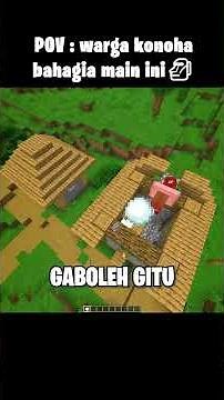 The safest Konoha game #minecraft #funny #shorts