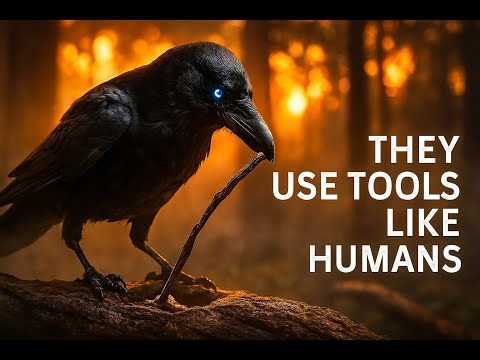 “Crows Use Tools Like Humans — The Shocking Intelligence of Birds”