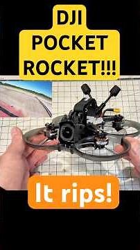 POCKET ROCKET DJI drone you've never seen! 🔥 #dji #cinewhoop #drone