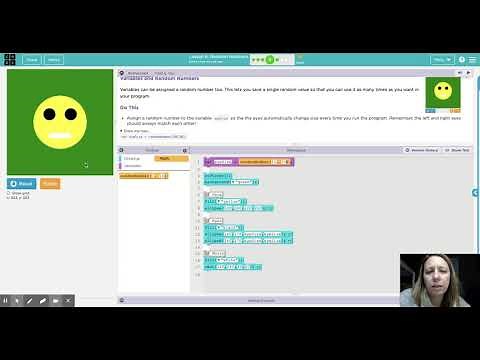 Code.org - CSD Unit 3, Lesson 6 - Random Numbers (Bubbles 1-6)