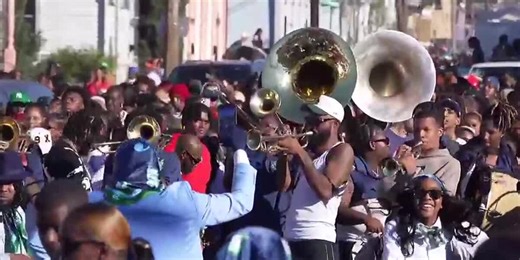 Thousands return to Nine Times Second Line parade one year after deadly shooting