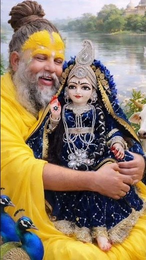 कृष्ण भक्ति की शक्ति 🙏bolo radhe radhe 🙏#radhakrishna #radhesyam #राधे #premanandjimaharaji