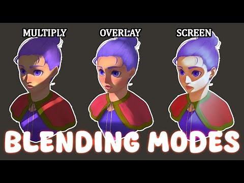 How to use LAYER BLENDING MODES to create digital art [ For beginners ]