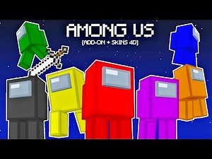 How To Play AMONG US In MCPE! (Among Us Map & Addon) - Minecraft Pocket Edition (PE, W10, Xbox, PS4)