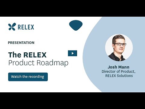 The RELEX Product Roadmap