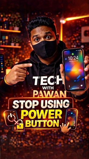 Unlock Phone Without Power Button 🔘 #androidtips #facts #mobiletips #shorts #shortsfeed