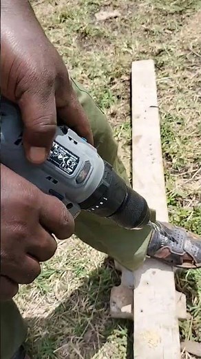 wood drilling with ferrex hammer drill