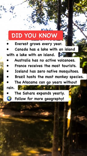 Geography Facts So Weird They’re Hard to Believe #EarthInfo #GeoTrivia #DidYouKnow | Learners