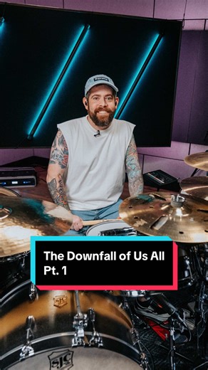 Breaking Down The Downfall of Us All Pt. 1. In Alex Shelnutt’s first Drumeo appearance, he breaks down the story and drumming behind A Day To Remember’s “The Downfall Of Us All.” He shares how parts of the song were recorded backstage at a show — and how New Found Glory and The Devil Wears Prada helped make it all happen. Alex walks through the key sections you need to know to start jamming this song on your own kit. And if you want to level up your double bass chops, we’ve got you covered with 