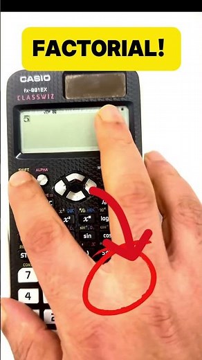 How to Calculate Factorial on Scientific Calculator| fx-991 EX, fx-991CW
