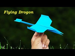 Flying Paper Dragon | How to Make a Paper Dragon that Flies Really well!