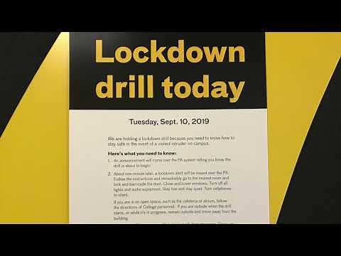 School Lockdown Drill Speaker Recording Sep 10, 2019