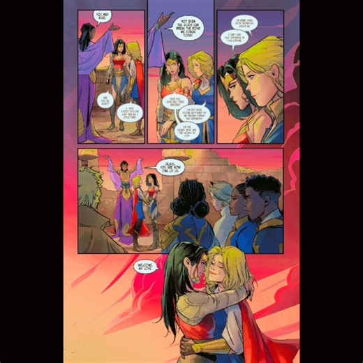 Dark Knights of Steel II - Wonder Woman (Diana Of Themyscira) & Supergirl (Princess Zala Jor-El)