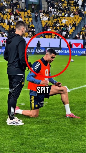 The Secret Behind Soccer Players Spitting Water #shorts