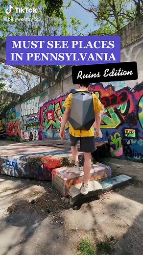 Exploring the Graffiti Park Ruins in Glen Rock, Pennsylvania