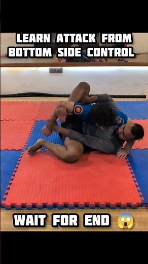 Learn To Attack From Bottom Side Control #shorts #trending #youtubeshorts #mma #bjj