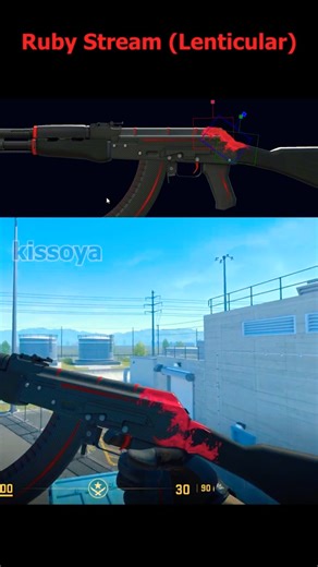 AK-47 | Redline sticker craft #cs2 #counterstrike2