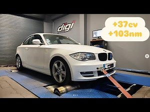 BMW 118D 143cv Reprogrammation Moteur @ 182cv Digiservices Paris 77 Dyno