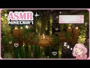 Minecraft ASMR ♡ – Floating Bridge Build 🌿 | Whispered & Keyboard Sounds 🌸✨