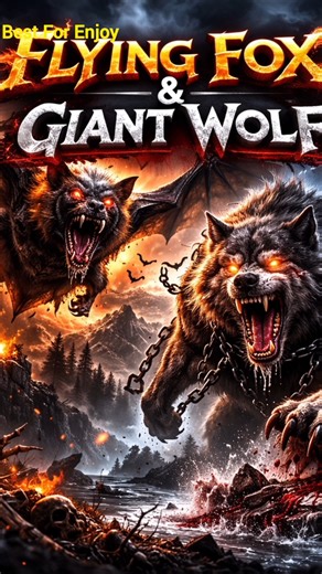 Flying Fox (Giant Bat) & Giant Wolf | #shorts