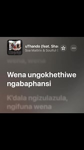 uThando ❤️🎶 - Soa Mattrix & Soulful G ft Shaun 101 #fyp #lyrics #viral #trending #viralvideo