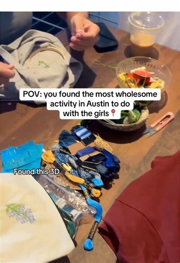 POV: You finally booked a wholesome girls day out in Austin instead of just saying “we should hang soon.” 🧵💗 If you’ve seen the trending bubble embroidery trend, this Austin workshop lets you try it yourself — and it’s way more satisfying than it looks online. 📅 Mar 22 multiple dates📍 Spokesman Coffee More Instead of flat stitching, you’ll learn a special embroidery technique that creates soft, raised “bubble” textures that literally pop off the fabric. During the workshop, you’ll stitch you